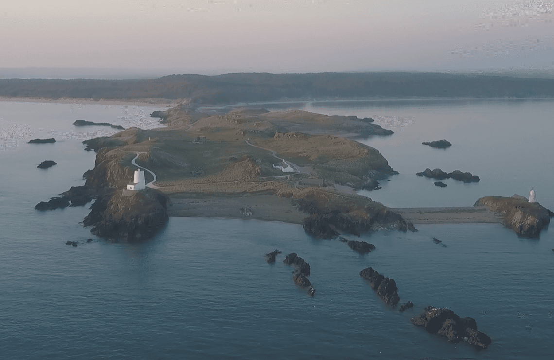 Coastal view of Anglesey's west coast